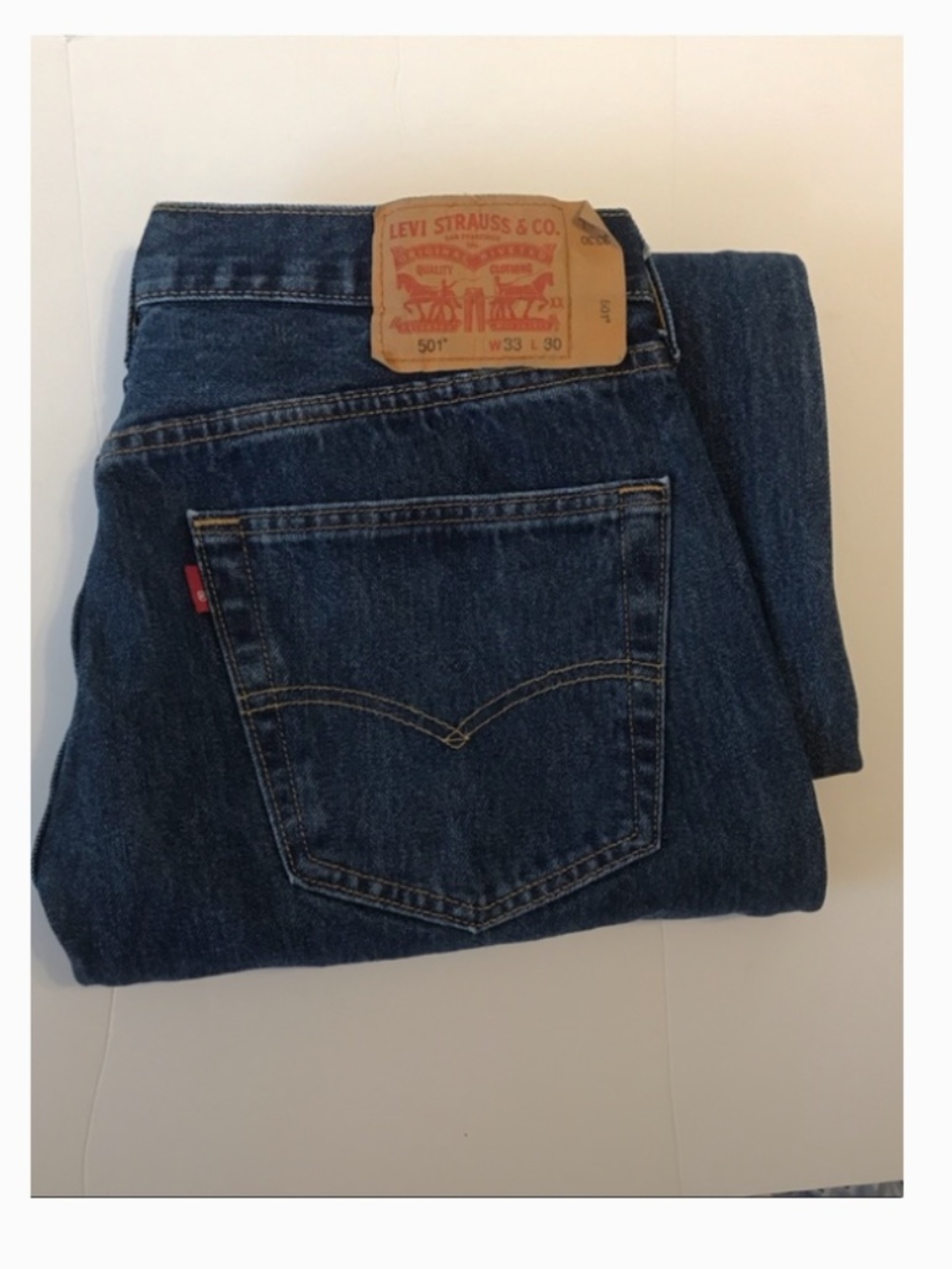 Levi 501 Mens Jeans - 33 x 30